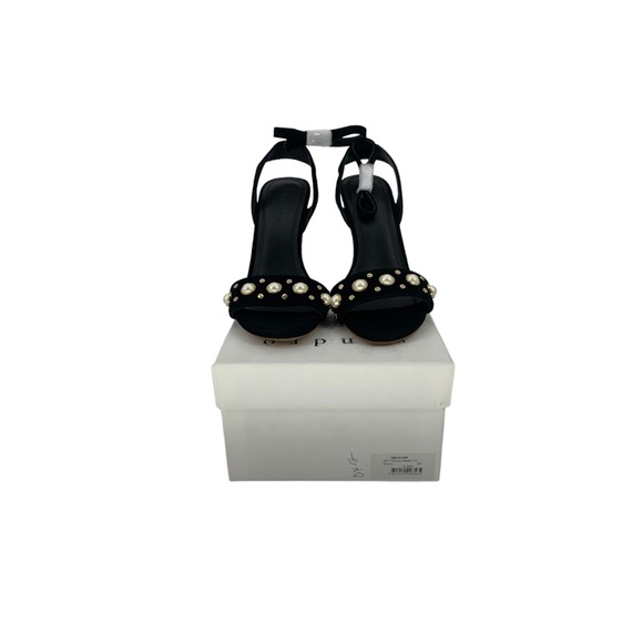 NIB SANDRO NINA PEARLS HEELS (BLACK) SIZE 36 (US 5 - 5 1/2) - Picture 13 of 13